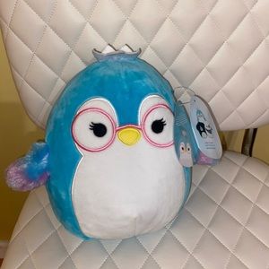Raina the Penguin (w/ glasses and crown) Squishmallow